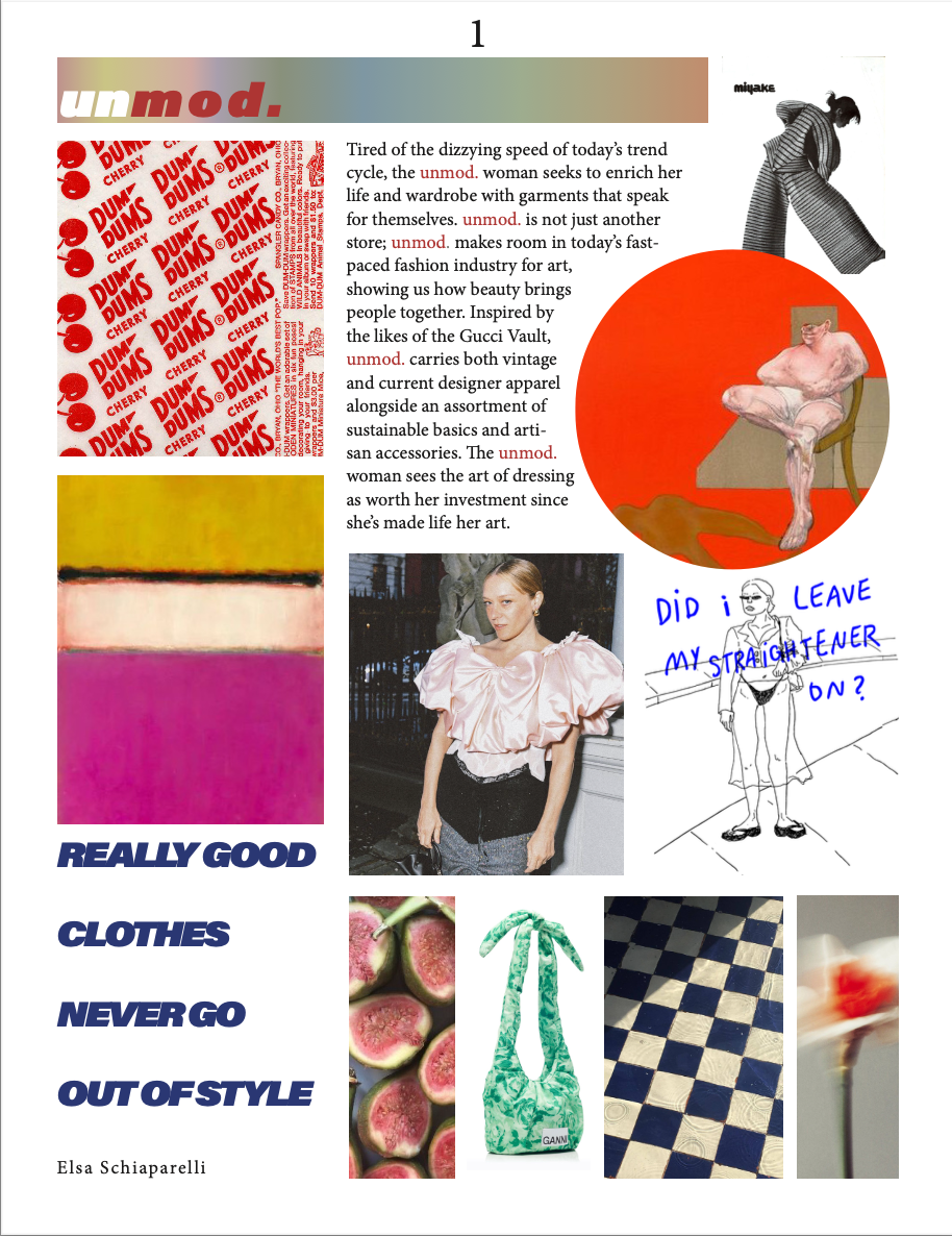 Merchandising and design project made with indesign&nbsp;2022
